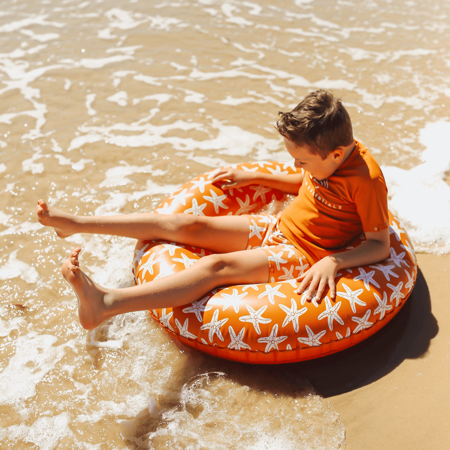Bouée de natation Ø 90 cm orange à partir de 6 ans SEASTAR
