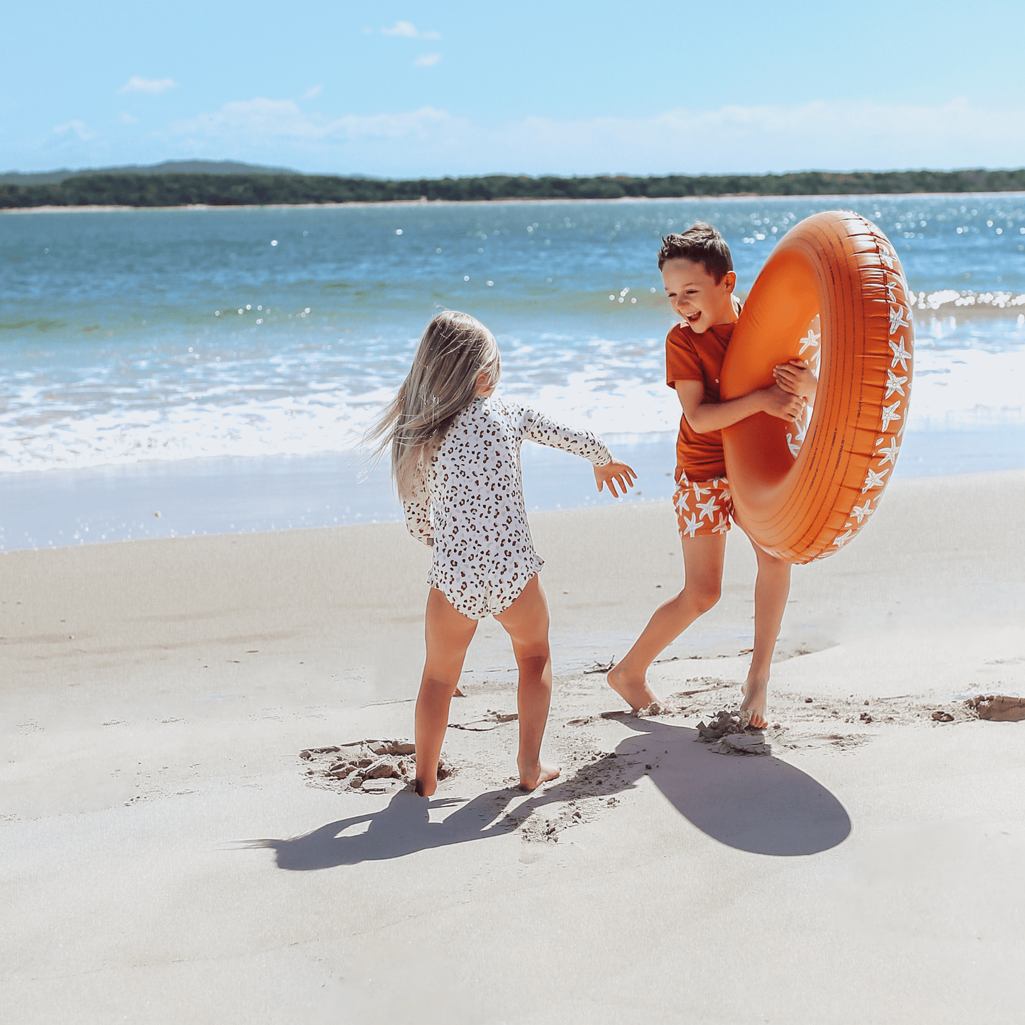 Bouée de natation Ø 90 cm orange à partir de 6 ans SEASTAR