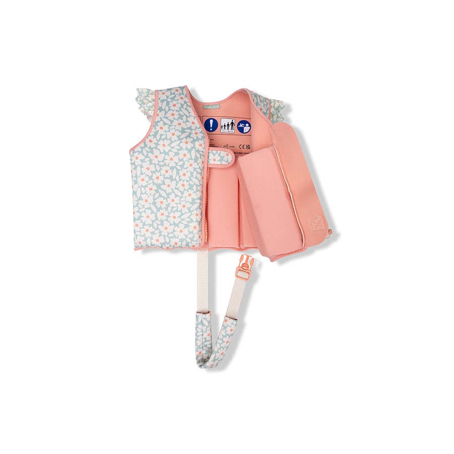 Schwimmweste blau rosa 3-6 Jahre FLORISH