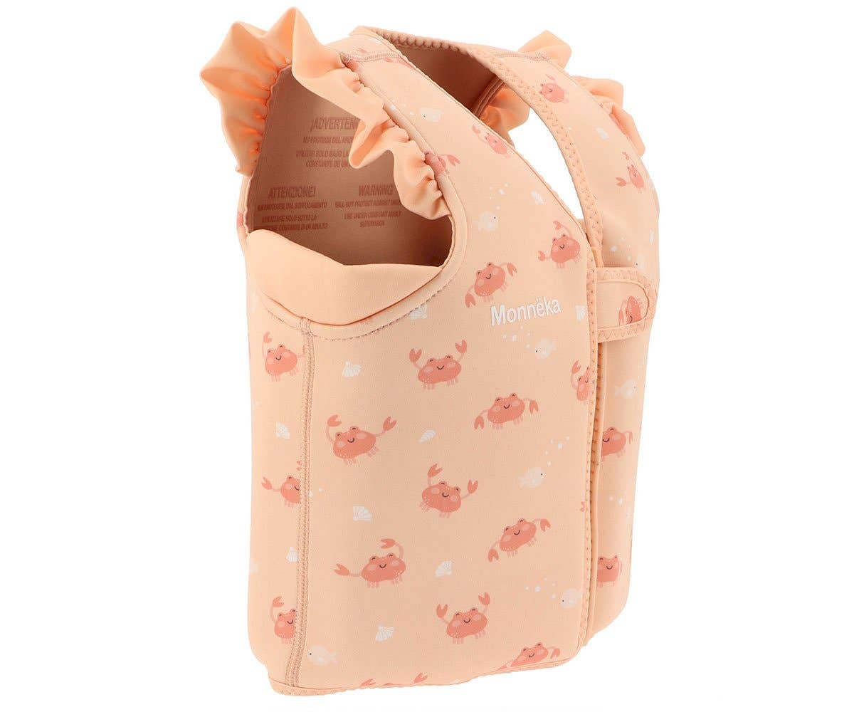 Gilet de sauvetage orange-blush 1-3 ans CRABE CORAIL