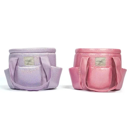 Putztasche – Rosa Glitzer (ohne Inhalt) | Steckenpferd Zubehör