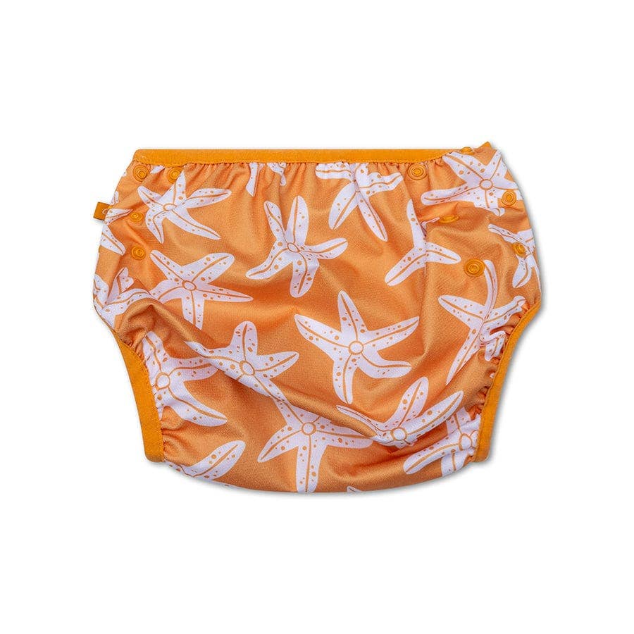 Waschbare Schwimmwindel orange SEASTARS
