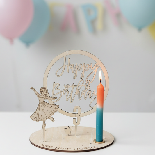 Steckerset Trecker, Baustelle & Blaulicht – 3 Motive für Geburtstagskranz, handgefertigt