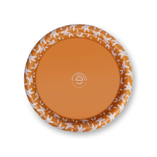 Planschbecken Kleinkind Ø95cm orange-braun Seastars