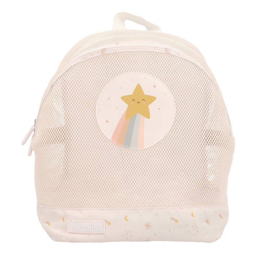 Kinder-Rucksack Antisand beige-rosé STARLIGHT