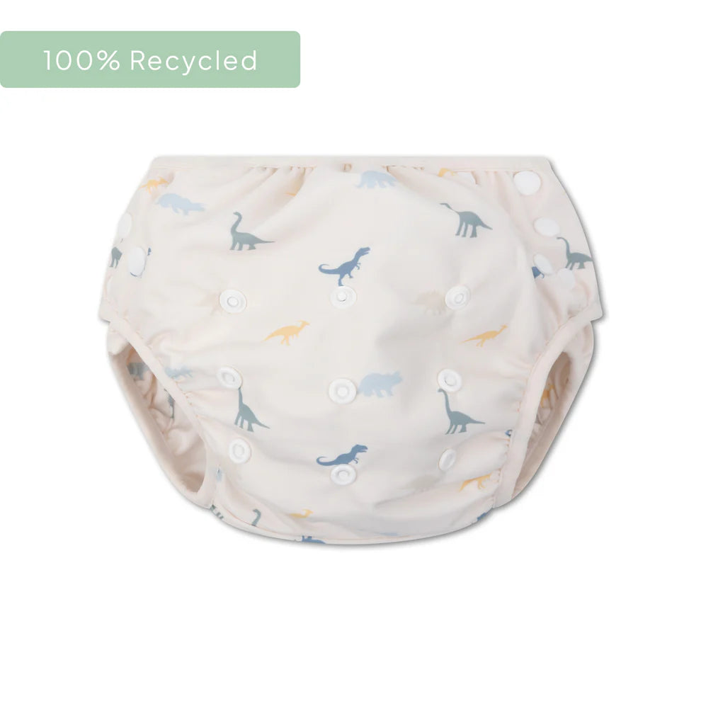 Couche de bain lavable multicolore DINO