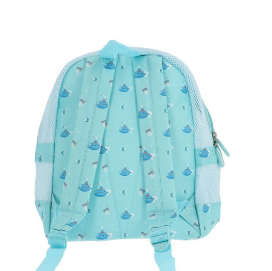Kinderrucksack Antisand ozean-blau-türkis U-Boot