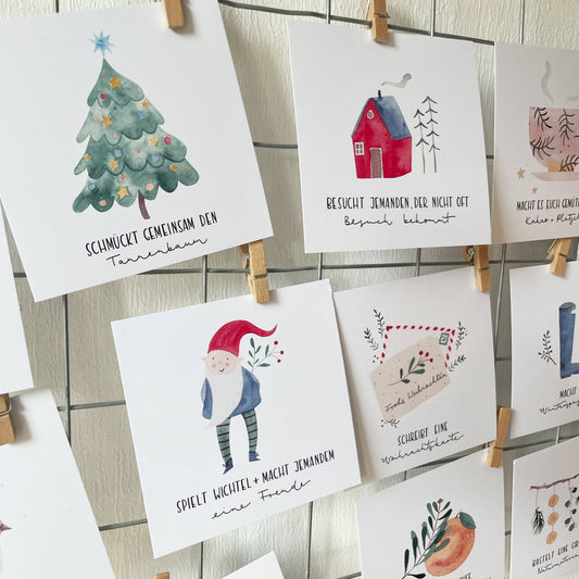 Adventskalender „Gemeinsame Zeit“ – Erinnerungen statt Dinge