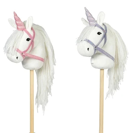 Einhorn-Horn & Halfter – Purple Glitter