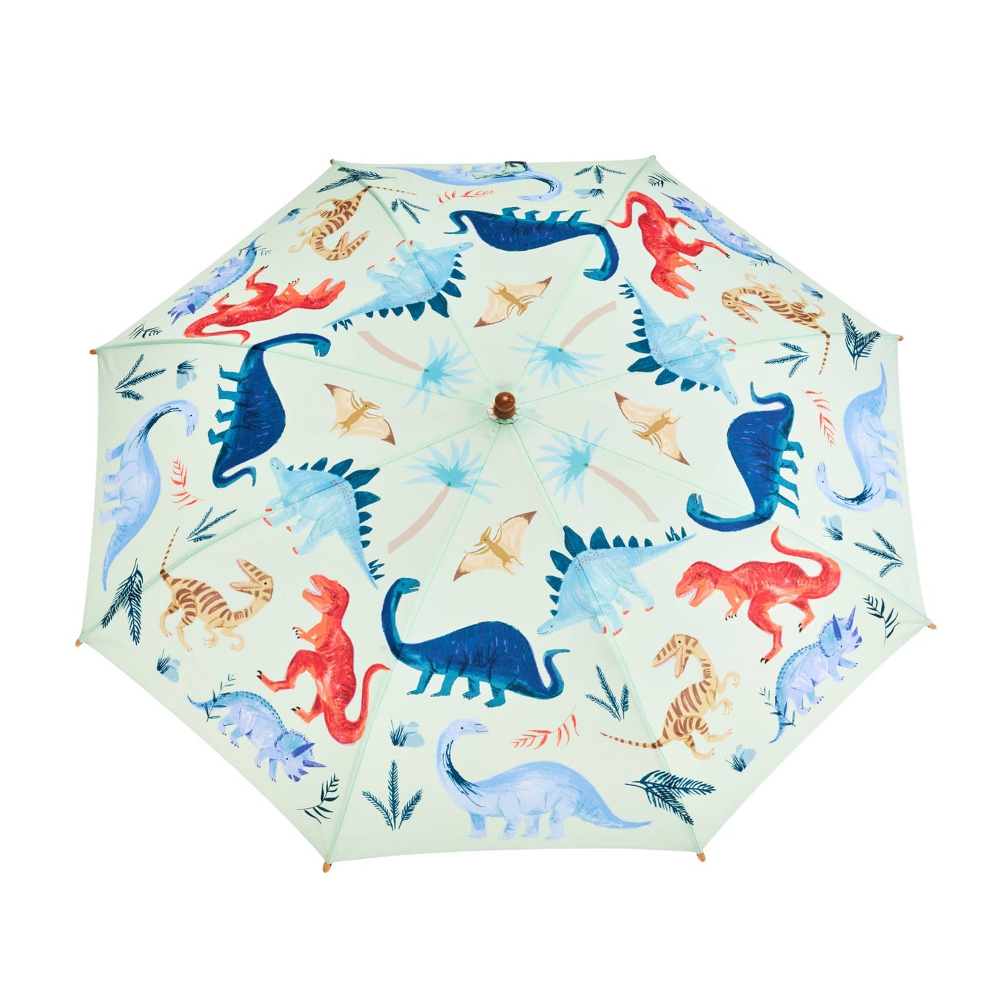 COMING SOON! Limitierter Meri Meri Dinosaurier-Königreich Kinder-Regenschirm: blau
