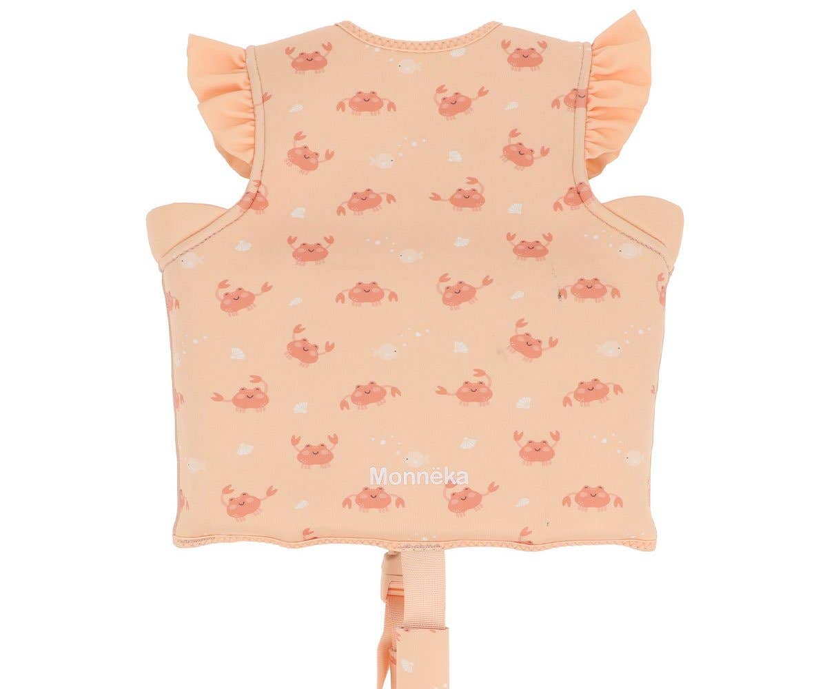 Gilet de sauvetage orange-blush 1-3 ans CRABE CORAIL