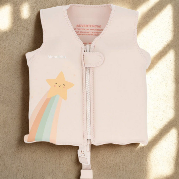 Gilet de sauvetage beige-rose 2-3 ans STARLIGHT