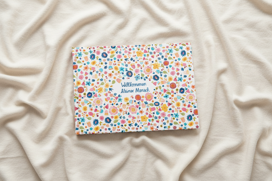 Babytagebuch *Willkommen kleiner Mensch* Hardcover