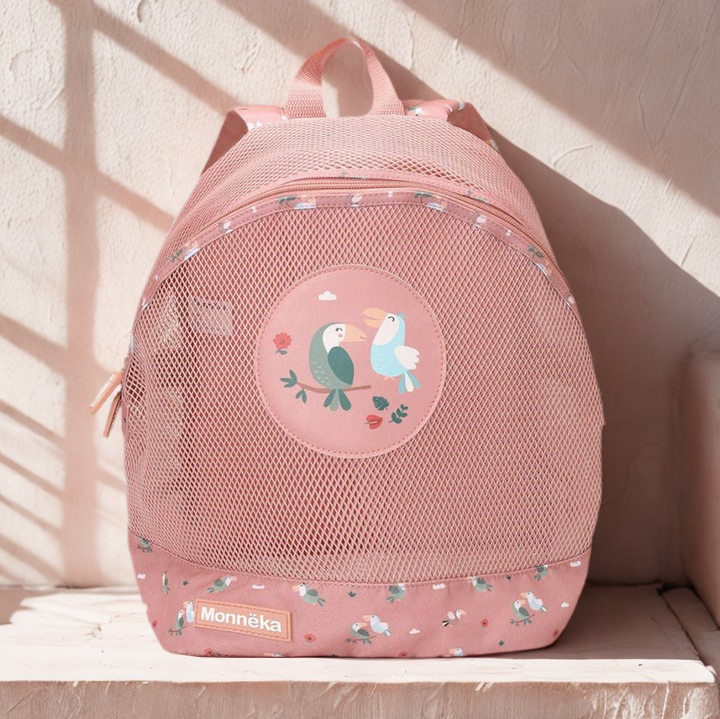 Kinderrucksack Anti-Sand burgunder-rosé TOUCAN