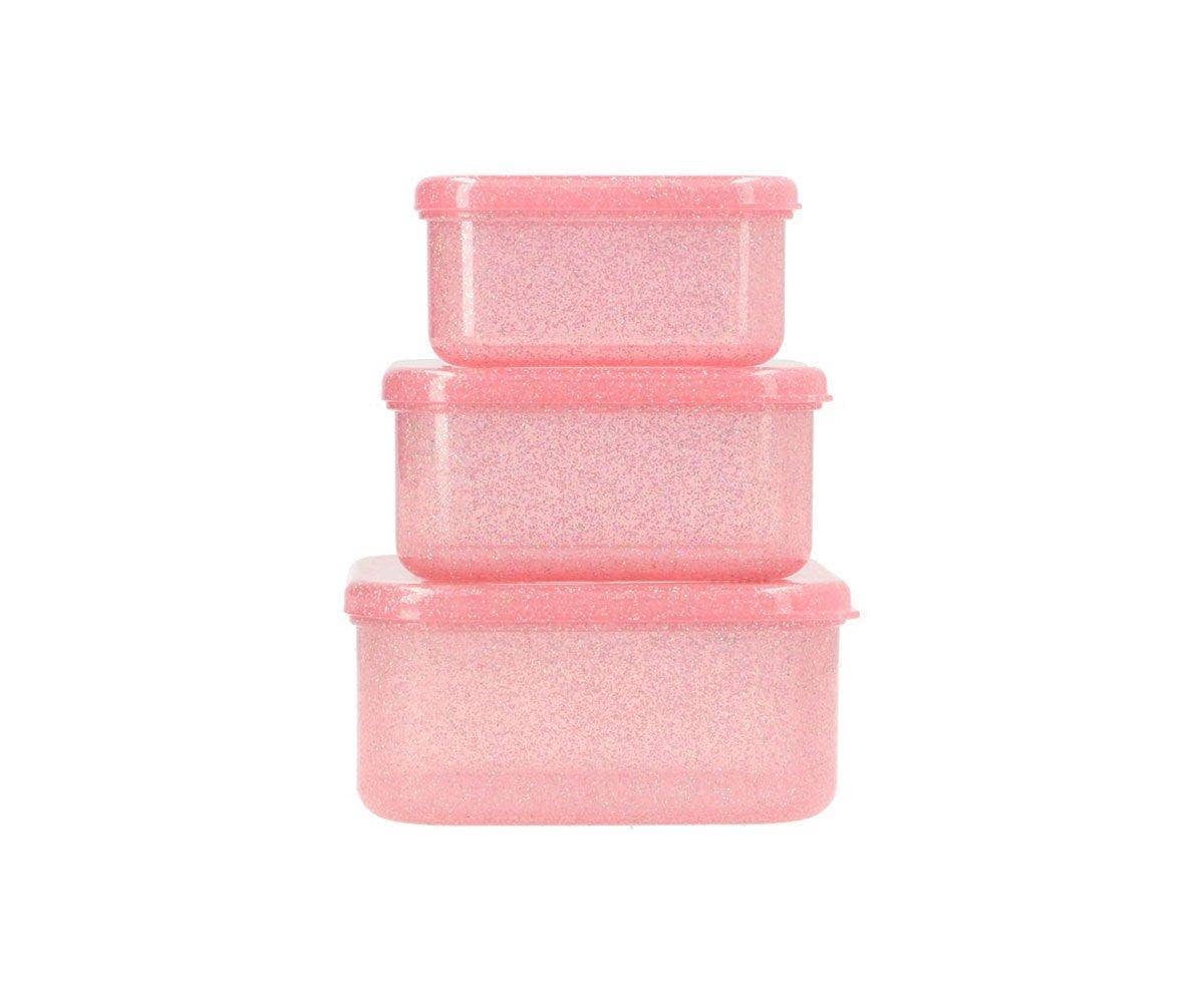 3 Lunchboxen Glitter Gloss