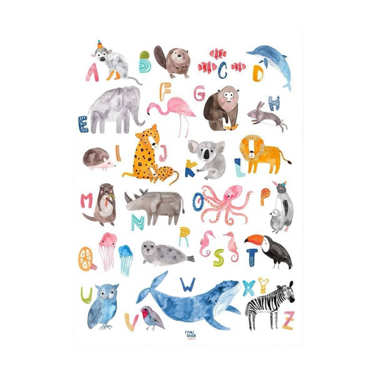 Affiche ABC ANIMAUX