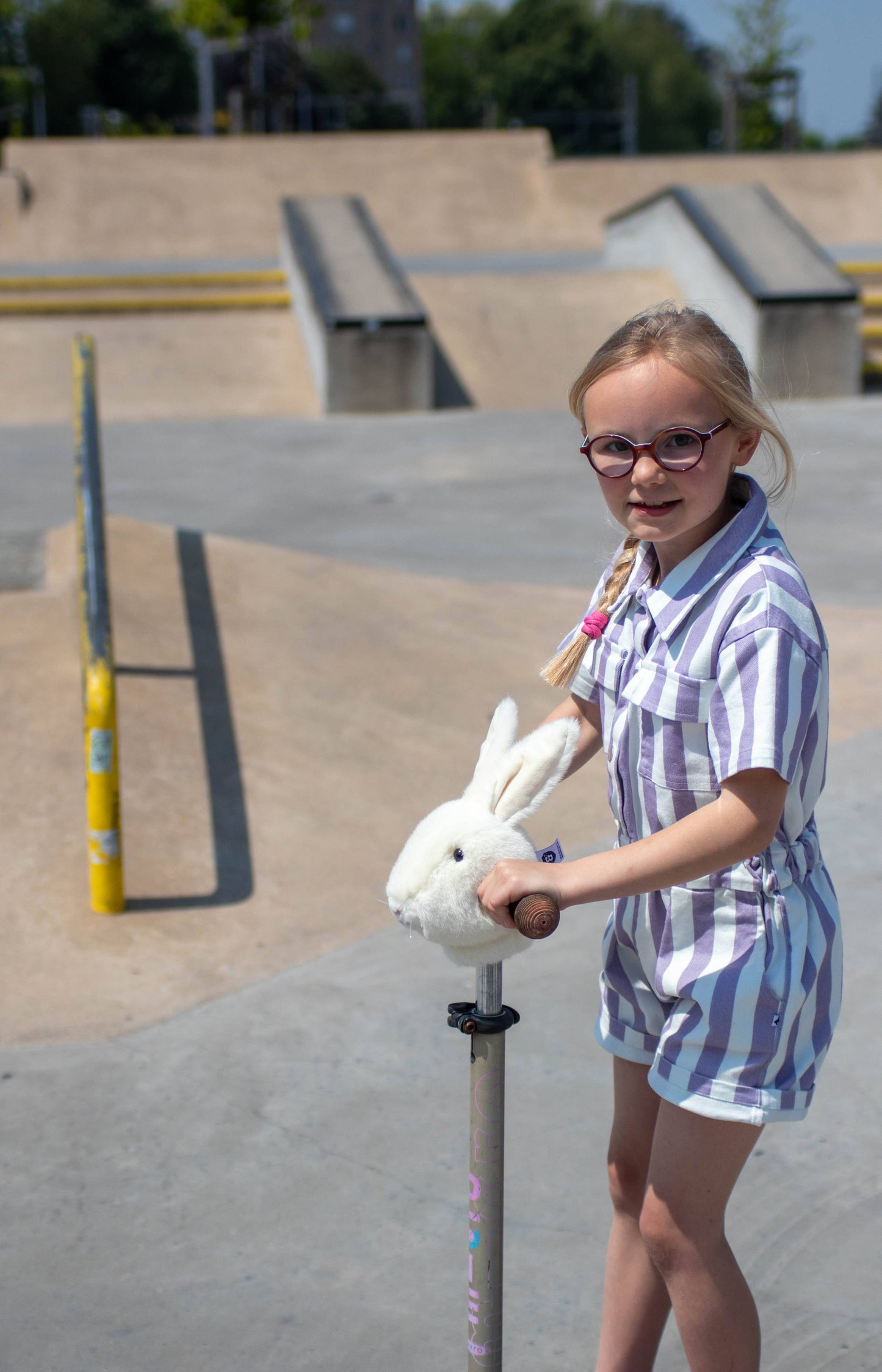 Tierischer Lenkerfreund – Hase für Roller/Fahrrad