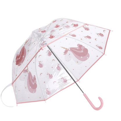 Transparenter Regenschirm Magisches Einhorn