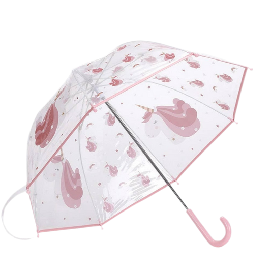 Transparenter Regenschirm Magisches Einhorn
