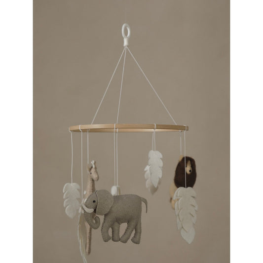 Handmade Safari Mobile – Elephant, Lion &amp; Giraffe