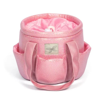 Putztasche – Rosa Glitzer (ohne Inhalt) | Steckenpferd Zubehör