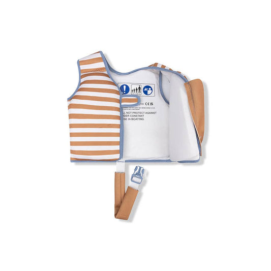 Schwimmweste braun weiß 2-3 Jahre SOFTLINES