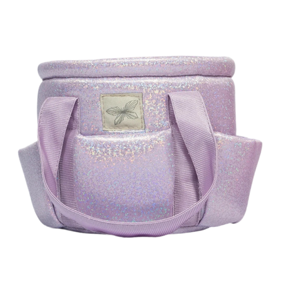 Putztasche – Lila Glitzer (ohne Inhalt) | Steckenpferd Zubehör