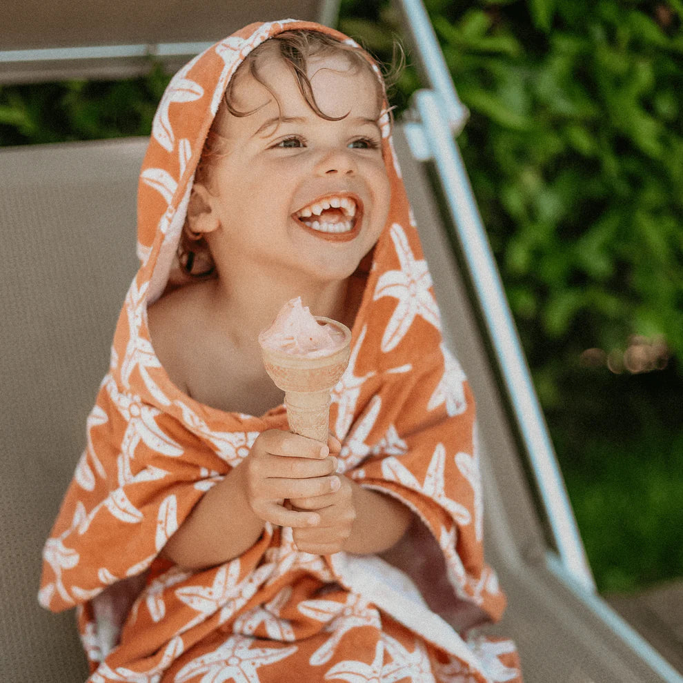 Swim Essentials | Seastar | Oranger Strand Poncho 65 x 65 cm