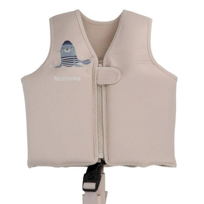 Schwimmweste ivory beige 3-6 Jahre Seal