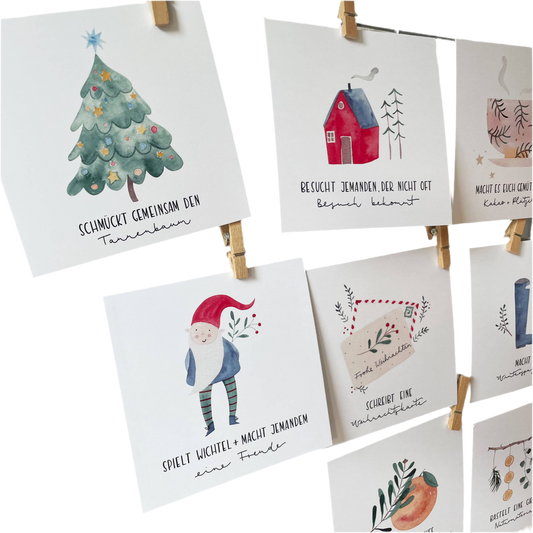 Adventskalender „Gemeinsame Zeit“ – Erinnerungen statt Dinge