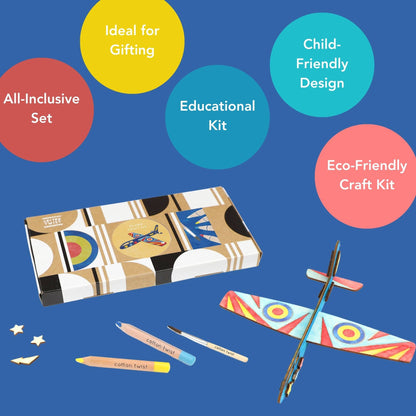 COMING SOON Flugzeug-Bastelset Activity Box