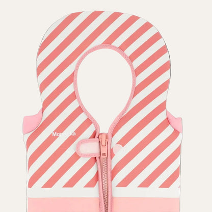 Auftrieb-Schwimmweste Stripes Bloom & Blush 1–2 Jahre