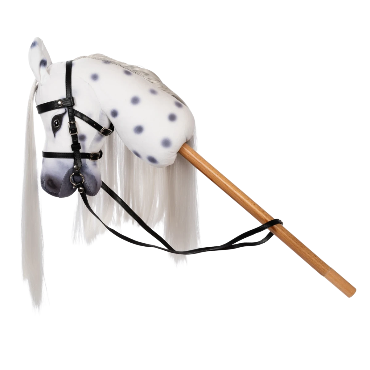Hobbyhorse Magic | Cheval de loisir tacheté à la crinière grise