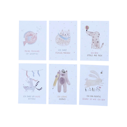 Cartes d'affirmation pour enfants