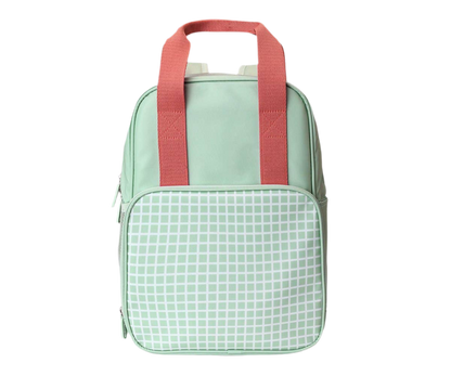 Kinder Rucksack Netzmuster Salbeigrün
