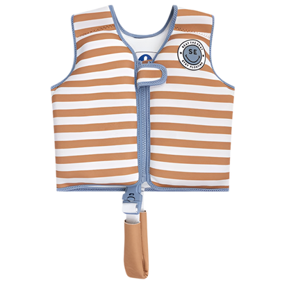 Schwimmweste braun weiß 2-3 Jahre Softlines