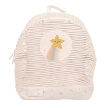 Kinder-Rucksack Antisand beige-rosé Starlight