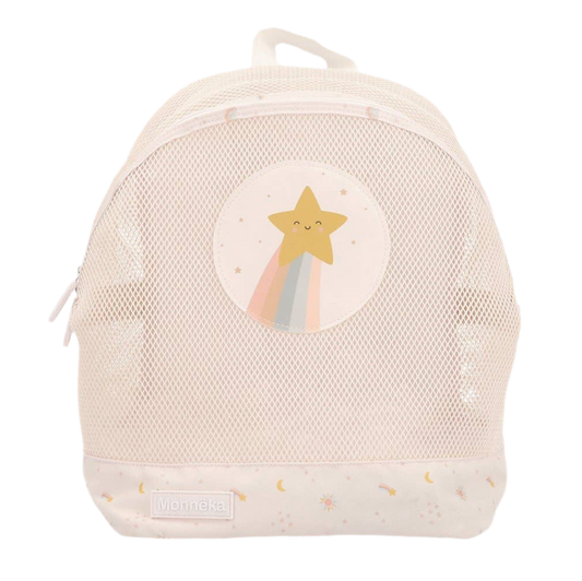 Kinder-Rucksack Antisand beige-rosé STARLIGHT