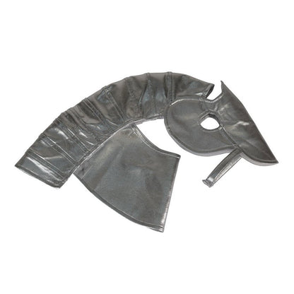 Realistische Ritter-Rüstung für dein Steckenpferd silber