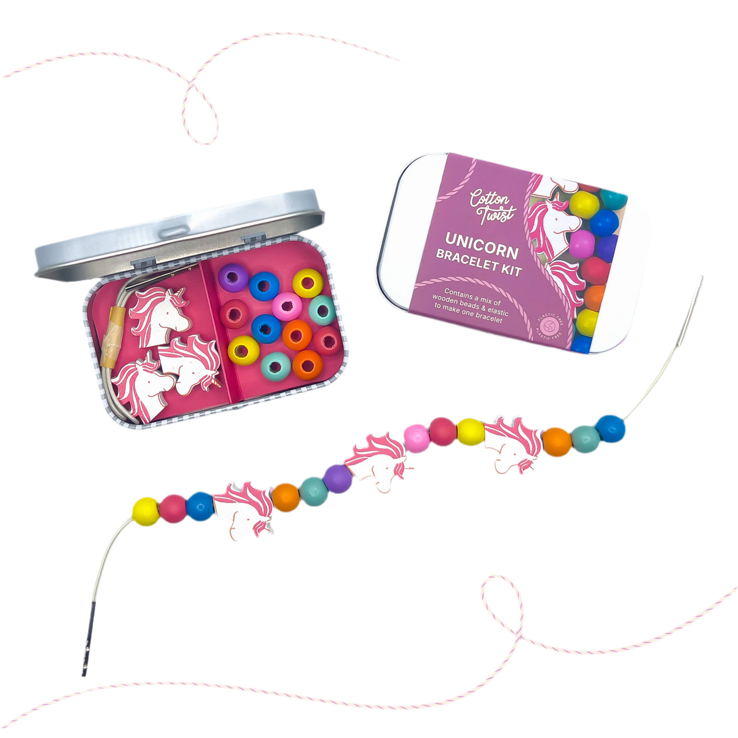 COMING SOON Einhorn-Armband-Geschenkdose – Kreativer Schmuckspaß für Kinder