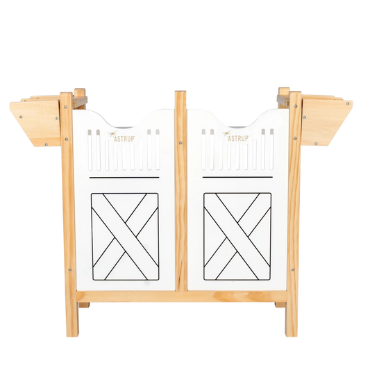 Pferdebox für 4 Steckenpferde | Skandinavischer Stil