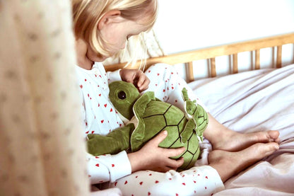 Gewichtete Plüschschildkröte groß 1,6 kg - Sanfter Ruhebringer und starker Beschützer