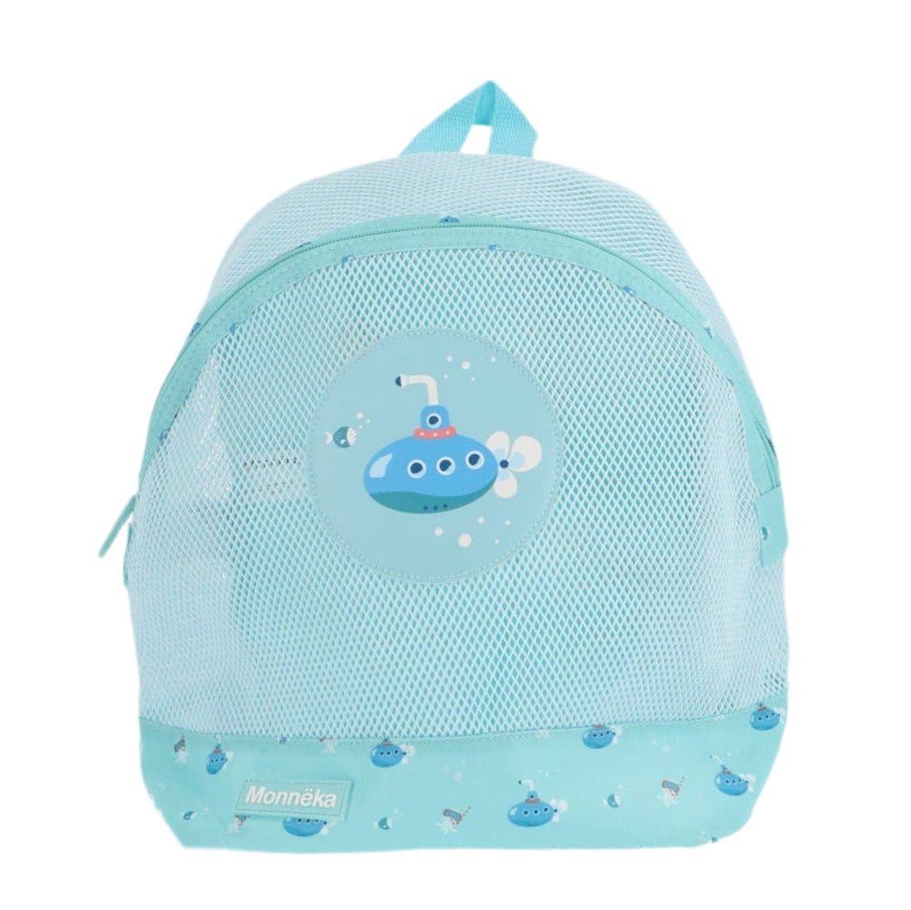 Kinderrucksack Antisand ozean-blau-türkis U-BOOT