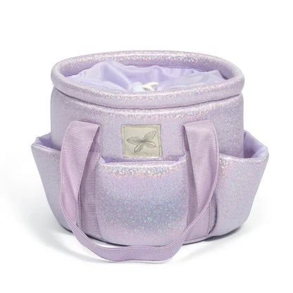 Putztasche – Lila Glitzer (ohne Inhalt) | Steckenpferd Zubehör