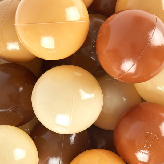 Bälle für Bällebad 100 Stück CHOCOLATE