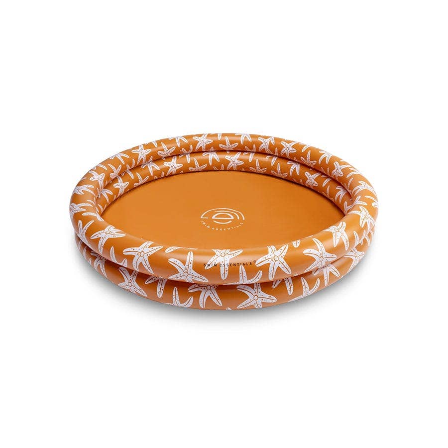 Pataugeoire enfant Ø95cm orange-marron SEASTARS