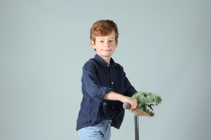 Tierischer Lenkerfreund – Dino für Roller/Fahrrad