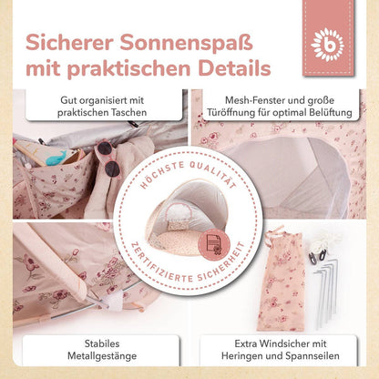 Pop-Up Strandmuschel Dreamy Flowers