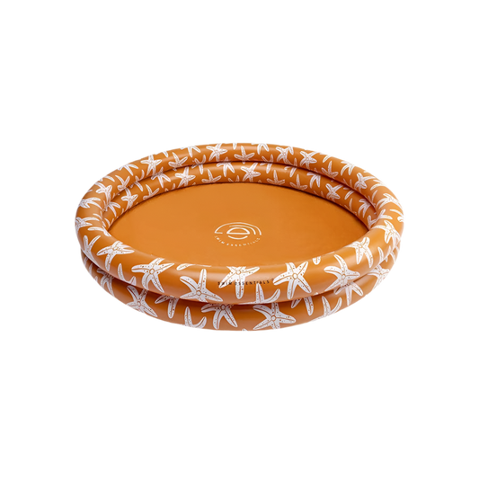 Planschbecken Kleinkind Ø95cm orange-braun SEASTARS