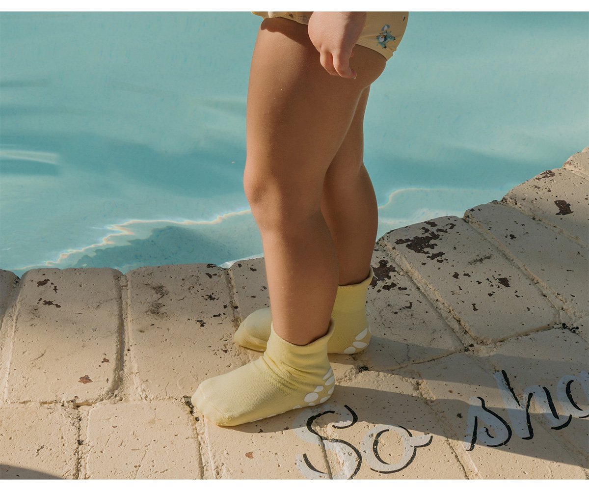 Pool-Socken rosé-creme-beige 27-30 STARLIGHT
